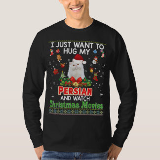 Camiseta Eu Só Quero Abraçar Meu Gato Persa E Ver Cristo