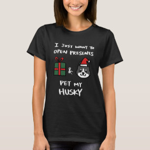 Camiseta Eu Só Quero Abrir Presentes E Pôr Meu Rouco Chri