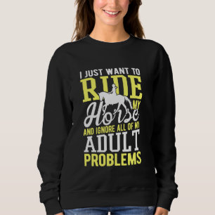 Camiseta Eu Só Quero Andar De Cavalo Divertido Andando De C