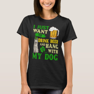 Camiseta Eu Só Quero Beber Cerveja E Aguentar Com Berger Bl