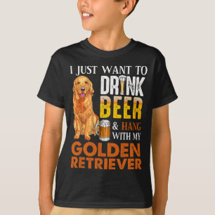Camiseta Eu Só Quero Beber Cerveja E Aguentar Com Meu Ouro