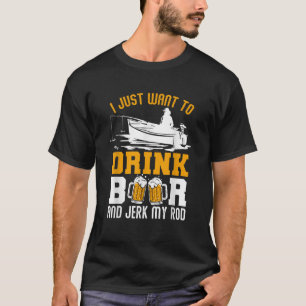 Camiseta Eu Só Quero Beber Cerveja E Derramar Meu Frio Engr