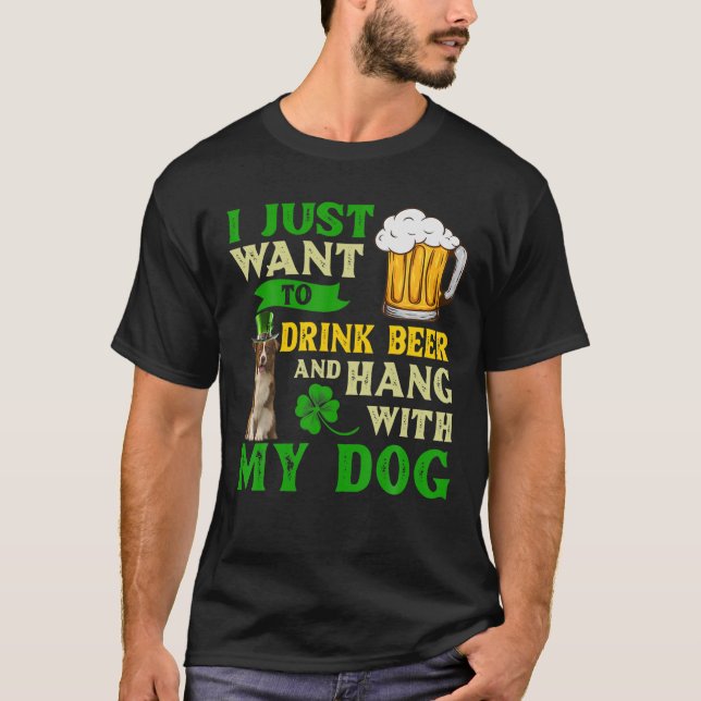 Camiseta Eu Só Quero Beber Cerveja E Ficar Com A Minha Fron (Frente)