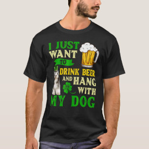 Camiseta Eu Só Quero Beber Cerveja E Ficar Com Antigos Ingl