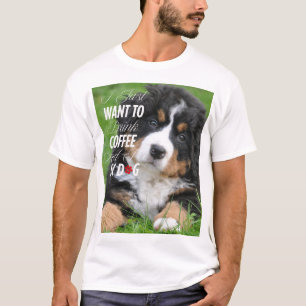 Camiseta Eu Só Quero Beber... Foto De Pet Personalizada Mod