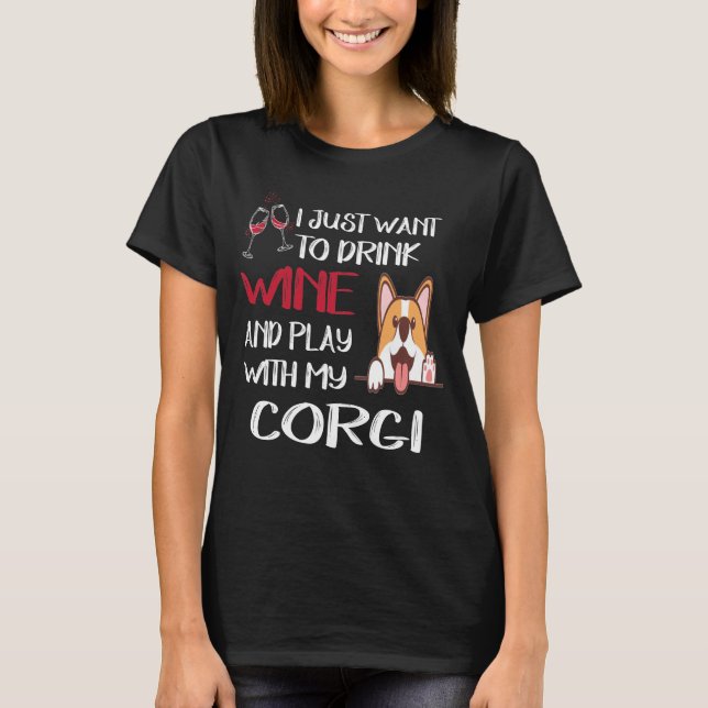 Camiseta Eu Só Quero Beber Vinho (113) (Frente)