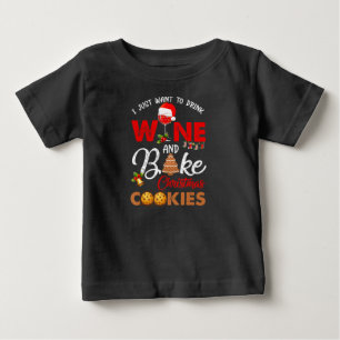 Camiseta Eu só quero beber vinho assares de Natal
