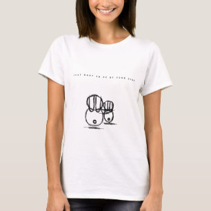 Camiseta Eu Só Quero Estar Ao Seu Lado Casal Fofo