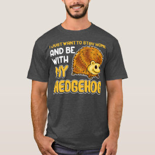 Camiseta Eu Só Quero Ficar Em Casa E Ficar Com O Meu Cachor