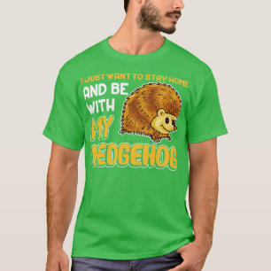 Camiseta Eu Só Quero Ficar Em Casa E Ficar Com O Meu Cachor