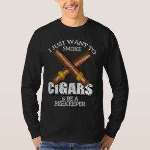 Camiseta Eu só quero fumar charutos e ser uma abelha de vad