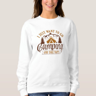 Camiseta Eu Só Quero Ir Acampar E Tirar Soneca