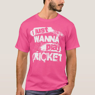 Camiseta Eu Só Quero Jogar Cricket