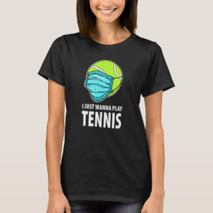 Camiseta Eu Só Quero Jogar Tênis Engraçado Tênis