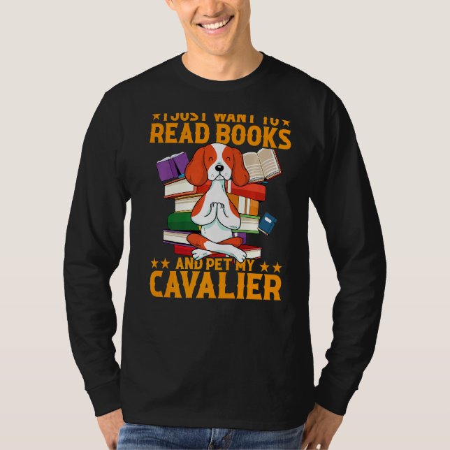 Camiseta Eu Só Quero Ler Livros E Pôr Meu Cavaleiro (Frente)