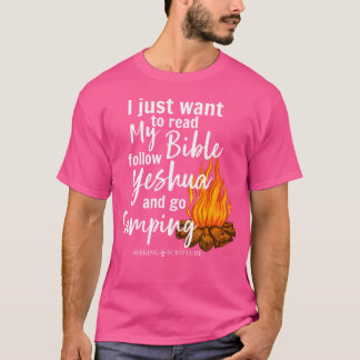 Camiseta Eu Só Quero Ler Minha Bíblia Seguir Yeshua E Ir Ca