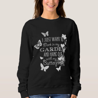 Camiseta Eu Só Quero Meu Design De Arte Engraçado De Jardim