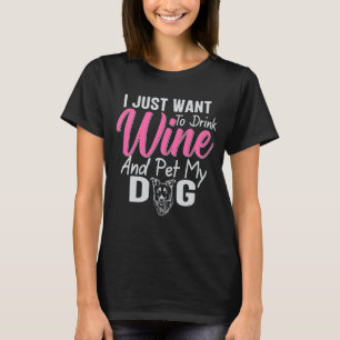 Camiseta Eu Só Quero Pet Todos Os Cachorros Com O Objetivo