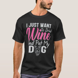 Camiseta Eu Só Quero Pet Todos Os Cachorros Com O Objetivo
