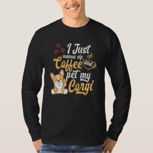 Camiseta Eu só quero saltar o café e pôr o meu milho
