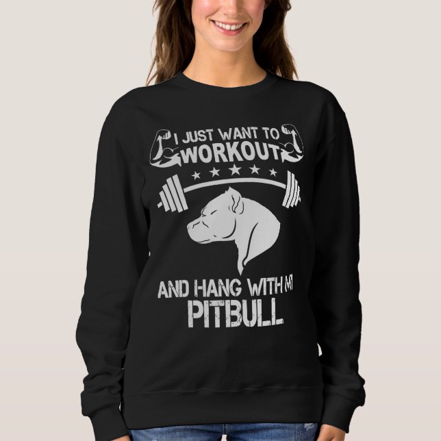 Camiseta Eu Só Quero Trabalhar E Ficar Com A Minha Co Pitbu (Frente)