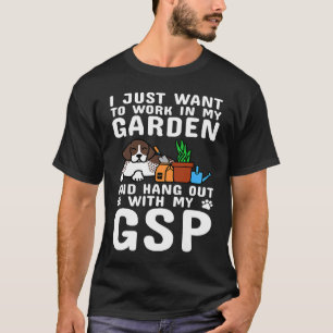 Camiseta Eu Só Quero Trabalhar No Meu Jardim Da Shorthaire
