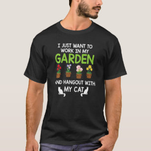 Camiseta Eu Só Quero Trabalhar No Meu Jardim E Me Divertir 