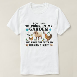 Camiseta Eu só quero trabalhar no meu jardim e sair com