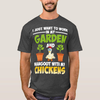 Camiseta Eu só quero trabalhar no meu jardim e sair com