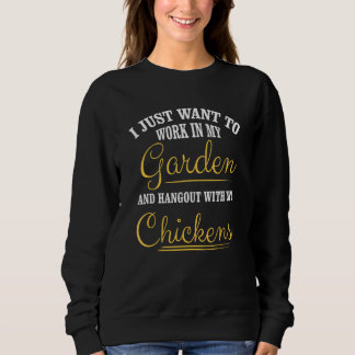 Camiseta Eu Só Quero Trabalhar No Meu Jardim E Sair Do Chic