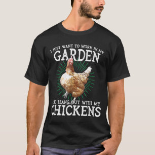 Camiseta Eu Só Quero Trabalhar No Meu Jardim Saindo Com O M