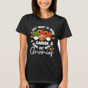 Camiseta Eu só quero trabalhar no meu jardim & sair com M