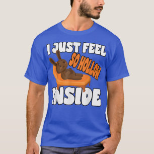 Camiseta Eu só sinto Dentro Hollow para um amante de coelho