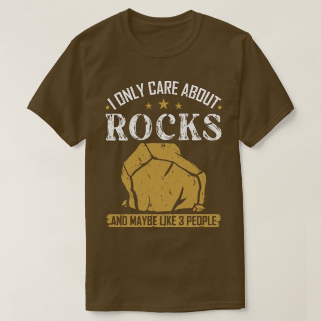 Camiseta Eu só sou sobre Rocks Geologist (Frente do Design)