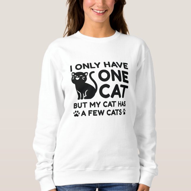 Camiseta Eu Só Tenho Um Gato (Frente)