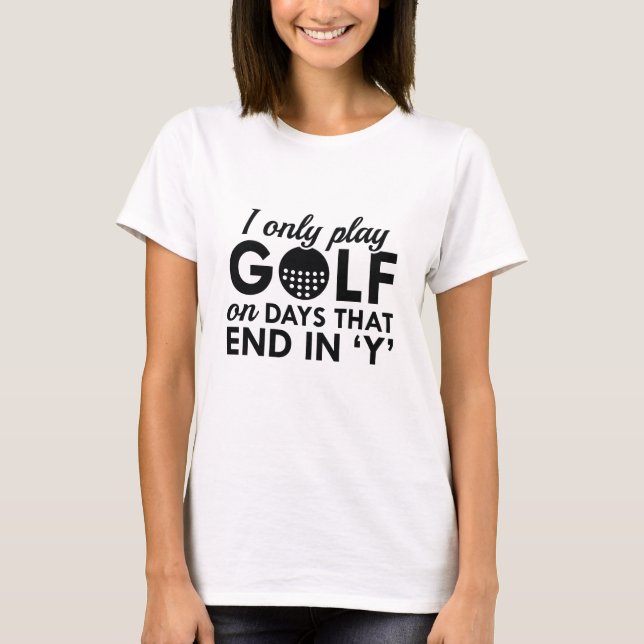 Camiseta Eu Só Toco Golfe (Frente)