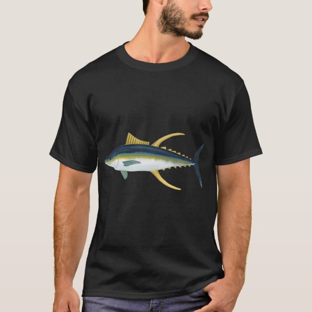 Camiseta Eu só trabalho para sustentar meu vício em pesca - (Frente)