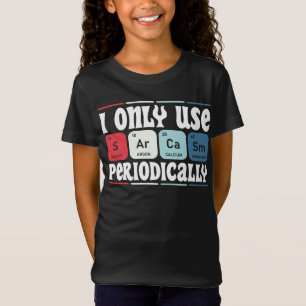 Camiseta Eu Só Uso Sarcasmo Periodicamente Citação Científi