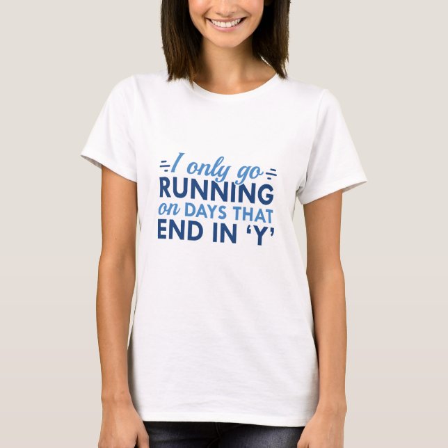 Camiseta Eu Só Vou Correr (Frente)