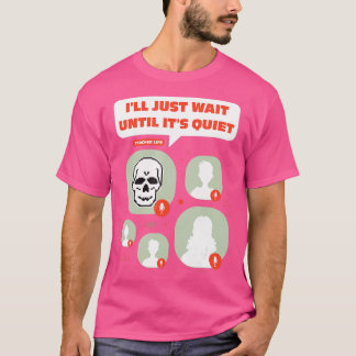 Camiseta Eu só vou esperar até que seja o professor de esqu