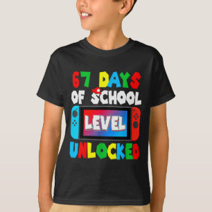 Camiseta Eu Sobrevivi 67 Dias De Escola Gamer 67 Dias Aluno