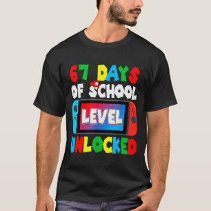 Camiseta Eu Sobrevivi 67 Dias De Escola Gamer 67 Dias Aluno