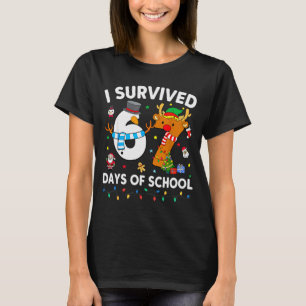 Camiseta Eu Sobrevivi 67 Dias De Escola Meme Engraçado Seis