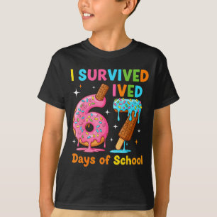Camiseta Eu Sobrevivi 67 Dias De Escola Piada Engraçada Pro