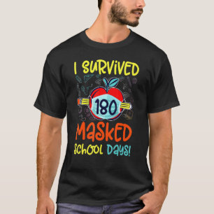 Camiseta Eu Sobrevivi A 180 Dias Mascarados De Fim Da Apren