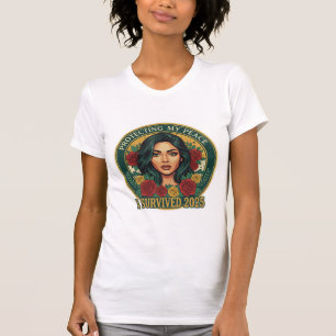 Camiseta Eu Sobrevivi a 2025 – Resiliência Silenci