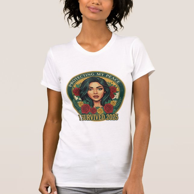 Camiseta Eu Sobrevivi a 2025 – Resiliência Silenci (Frente)