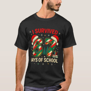 Camiseta Eu Sobrevivi a 67 Dias de Natal na Escola Professo