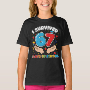 Camiseta Eu Sobrevivi a 67 Dias de Professores Alunos T-S