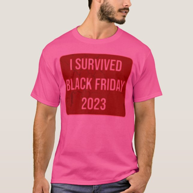 Camiseta Eu Sobrevivi a Black Friday 2023 (Frente)